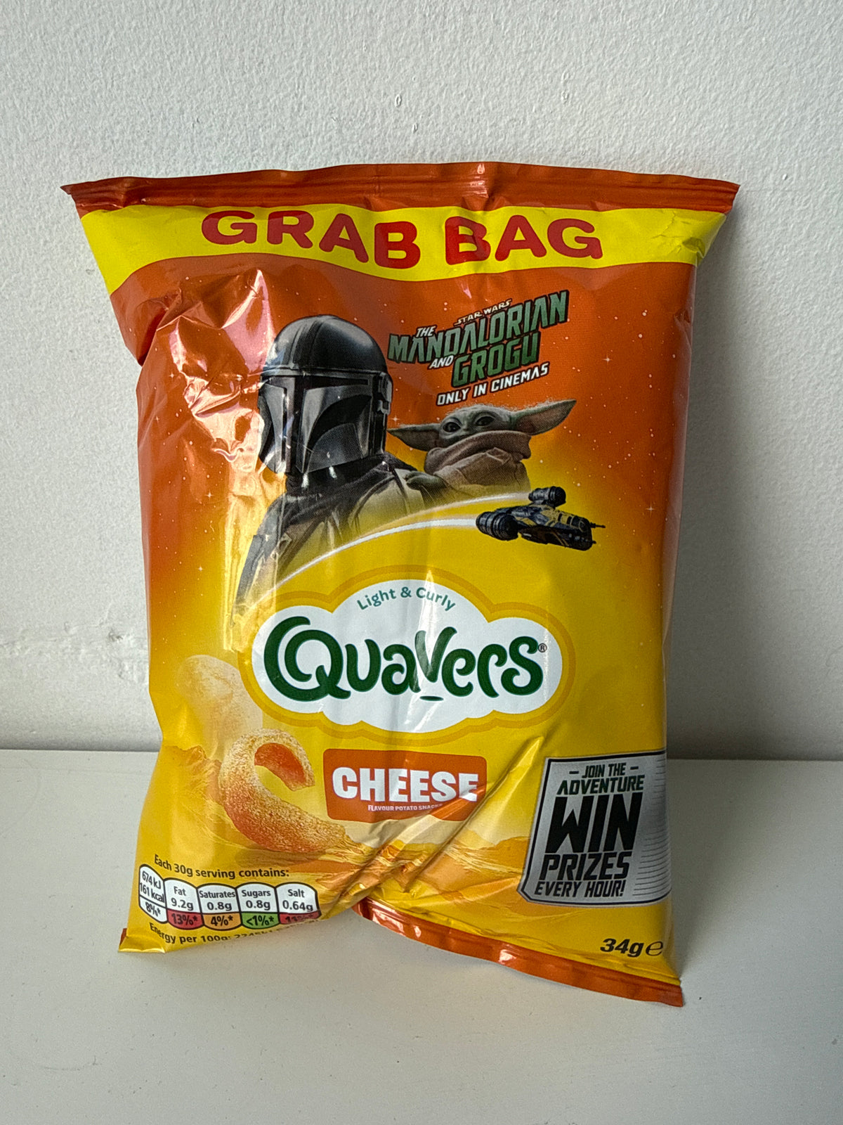 Quavers Grab Bag - Cheese 34g