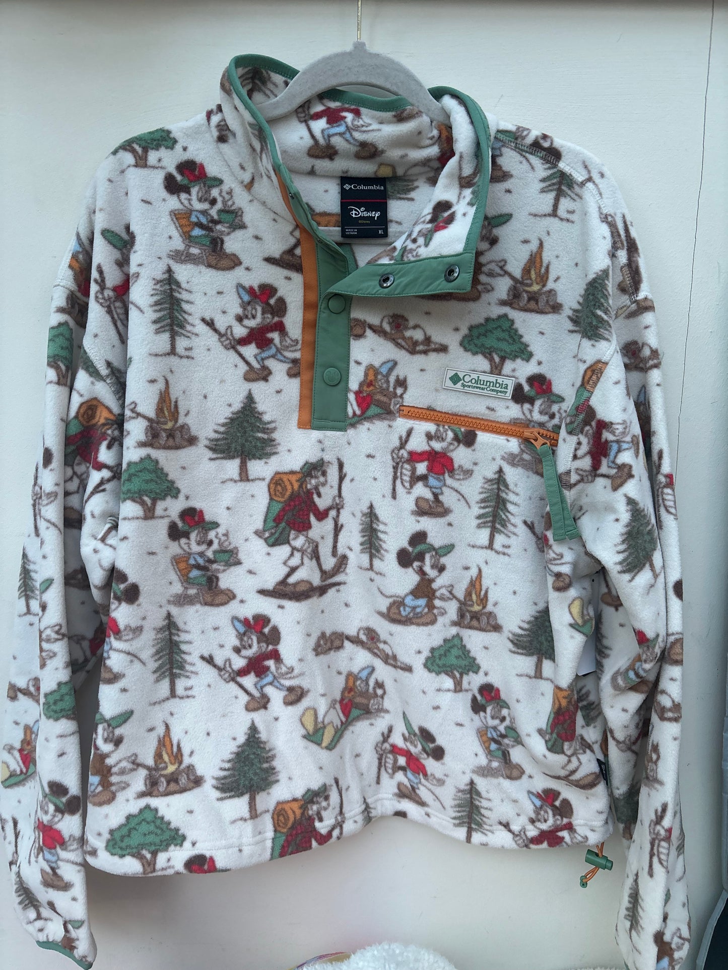 Columbia X Disney Collab Half Zip Fleece - XL