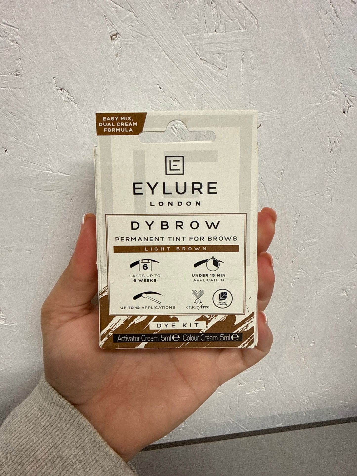 Eylure DYBROW Eyebrow Dye Kit - Light Brown
