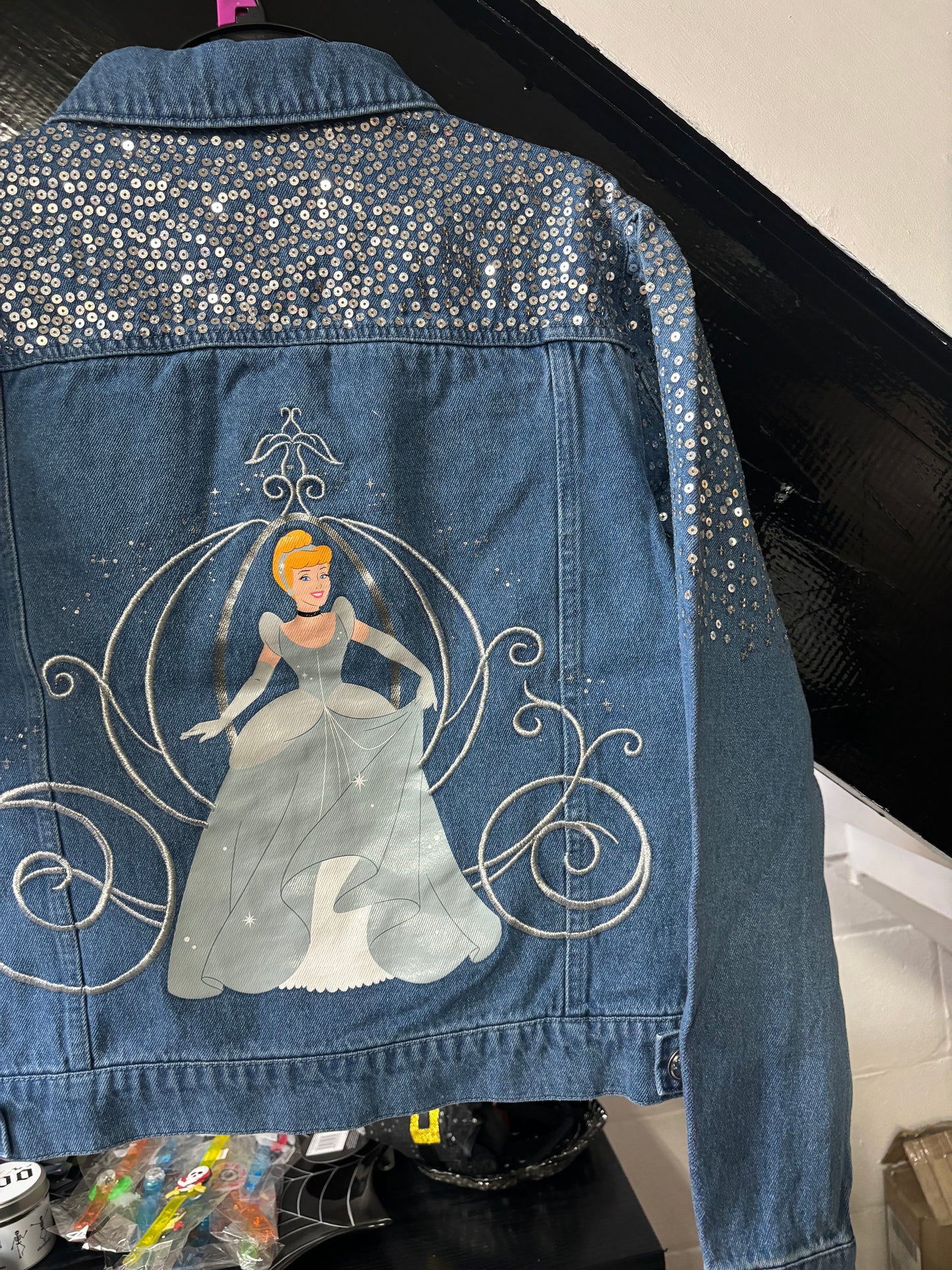 Disney Store Denim Cinderella 75th Jacket - Small