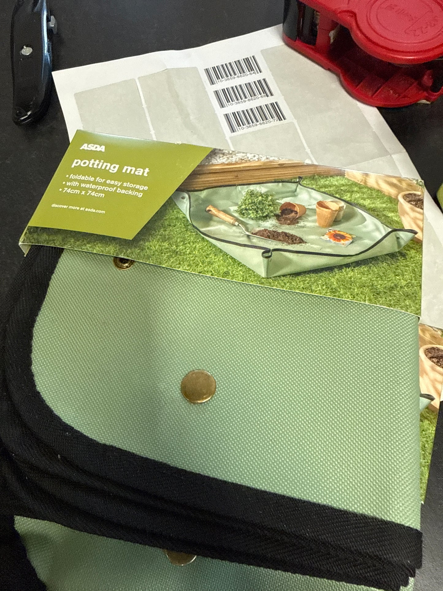 Asda potting mat