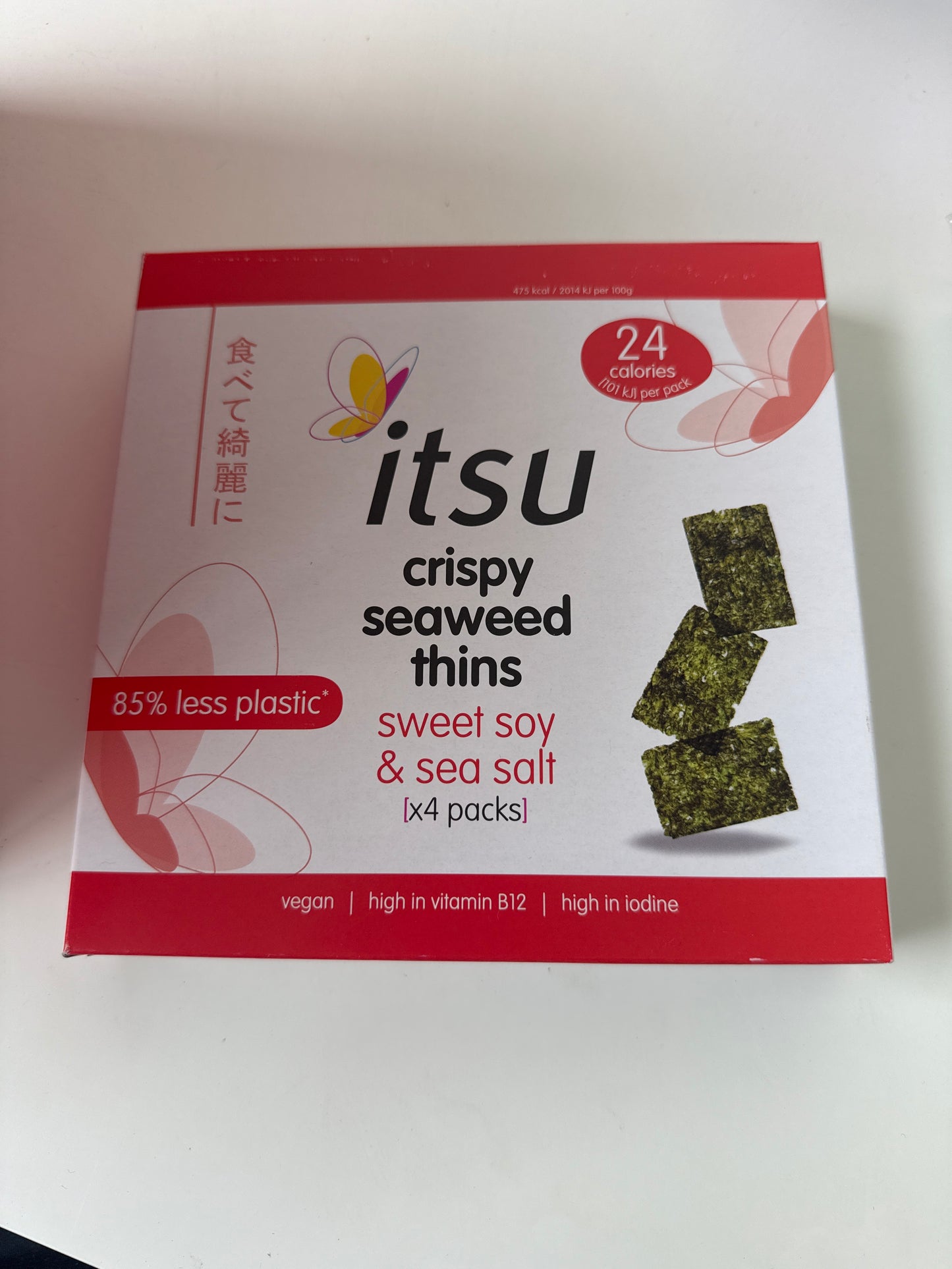 Itsu Crispy Seaweed Thins - Sweet Soy & Sea Salt (8 x 4x5g)