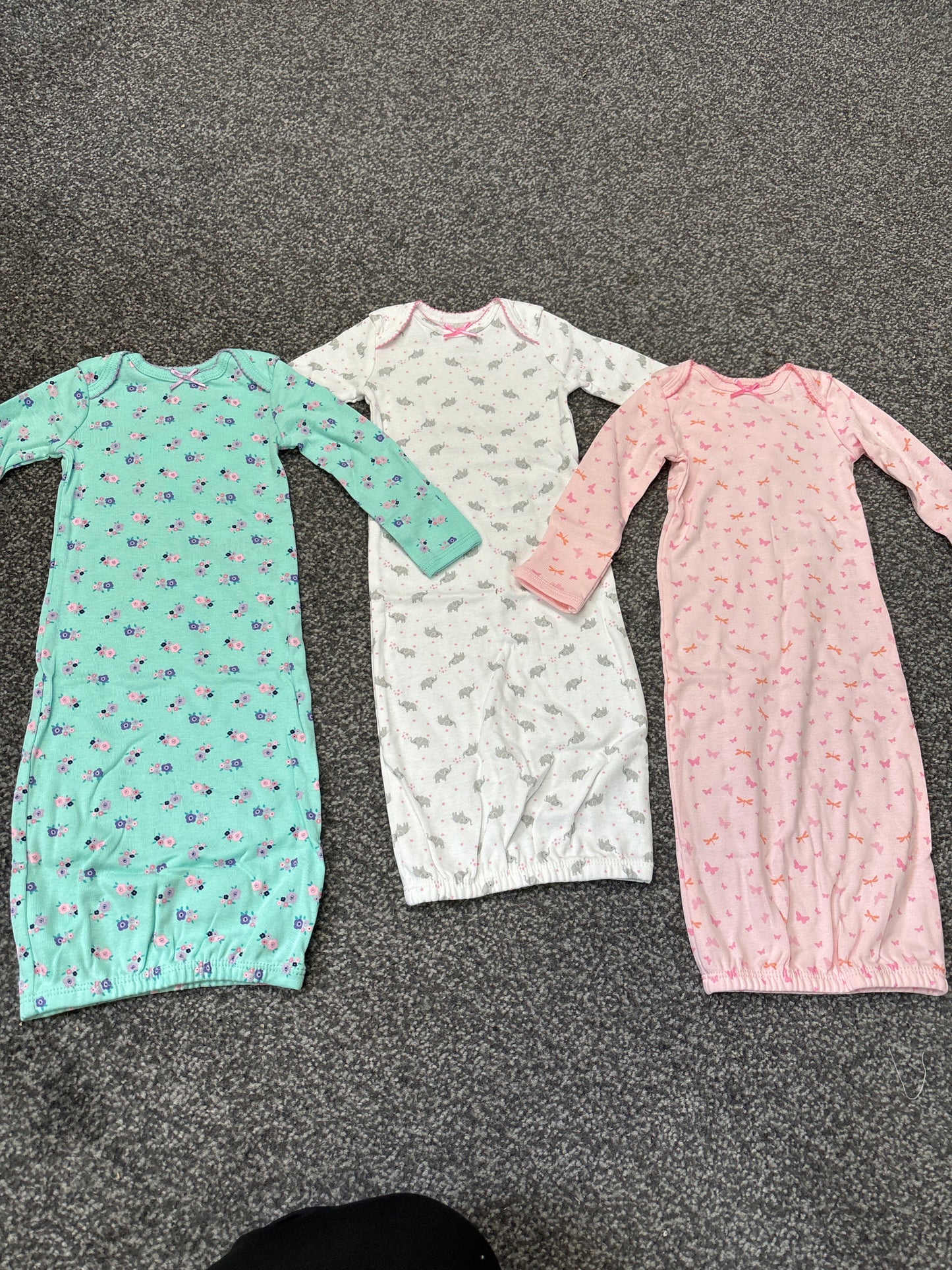 3 x Sleeper Gowns (0m)