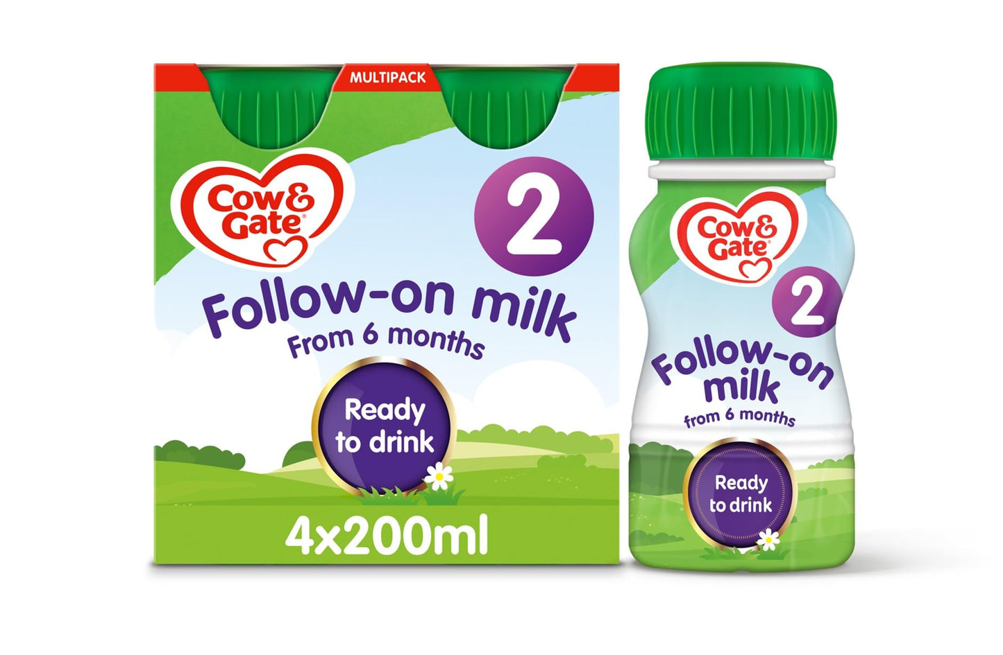 Cow & Gate Follow on milk 4pk (2)