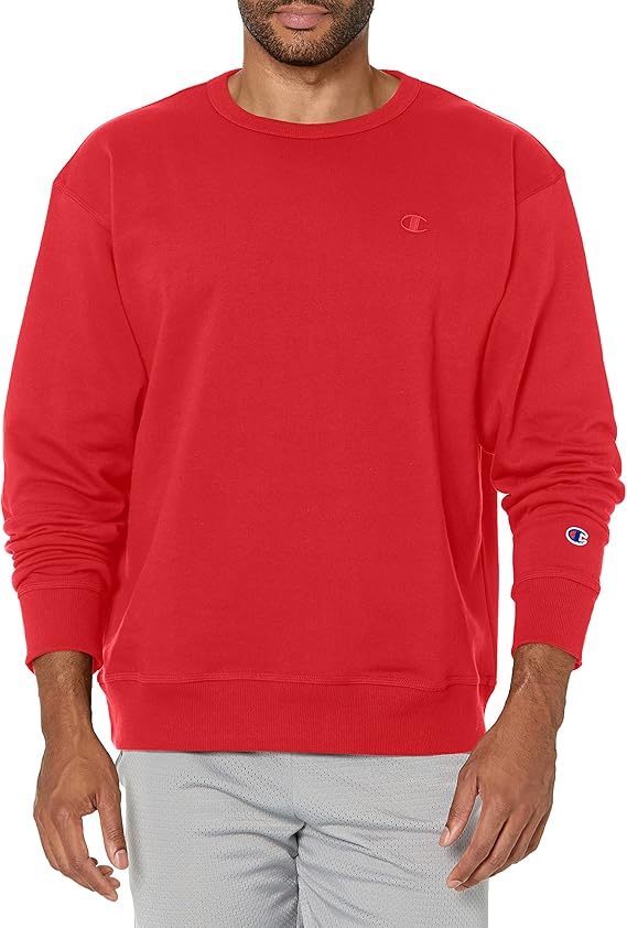 Champion Men's, Powerblend Fleece, Crewneck Sweatshirts - XS
