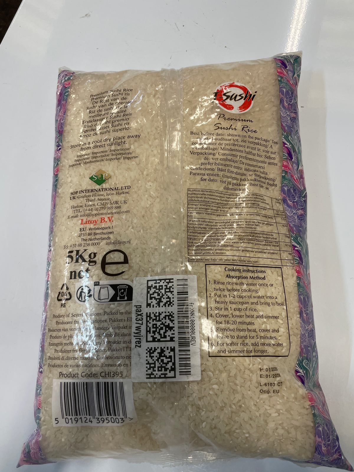 I-Sushi Premium Sushi Rice 5KG
