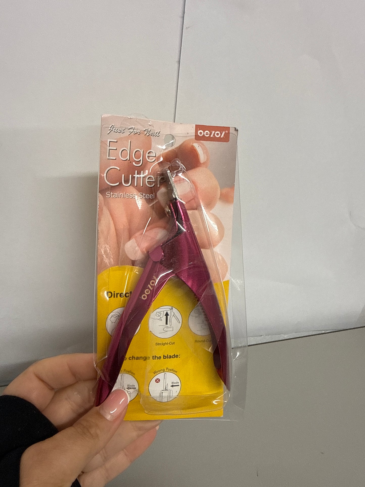 BEZOX Nail Clippers pink
