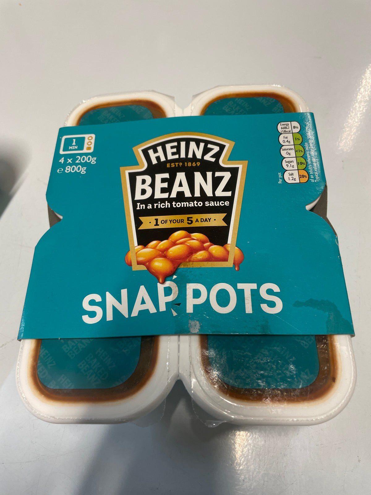 Heinz Beanz Snap Pots *May 26 Dated*