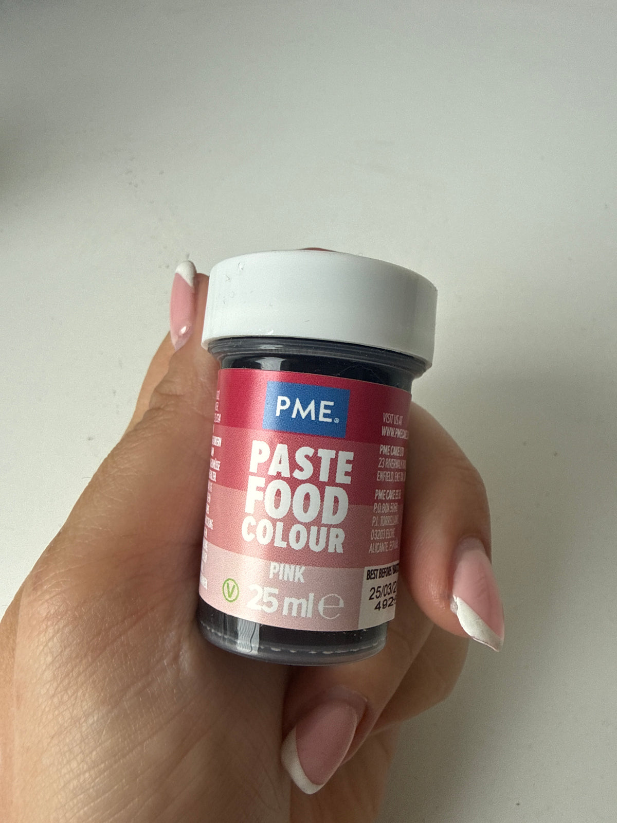 PME - pink paste food colour