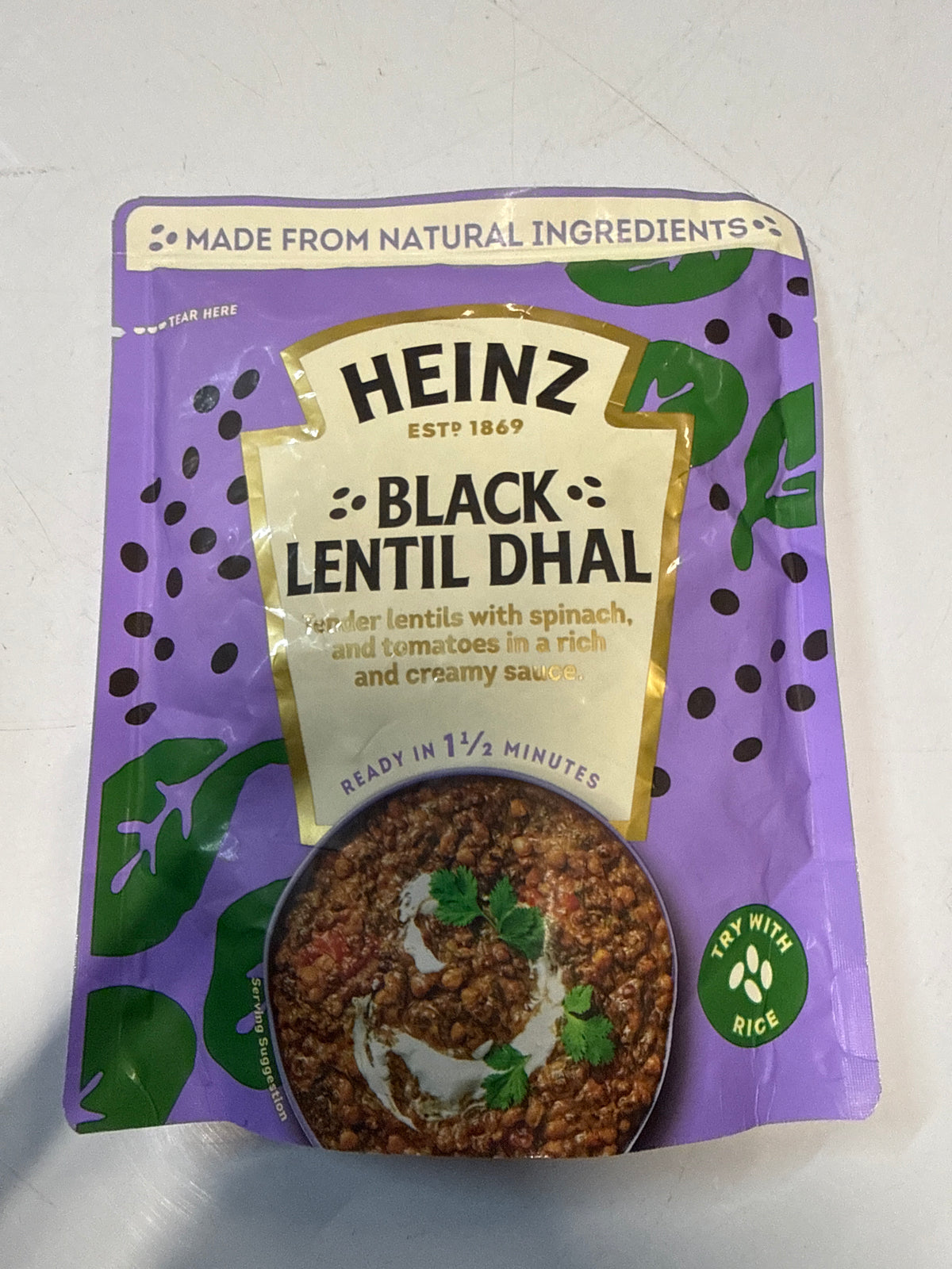Heinz Black Lentil Dhal Pouch