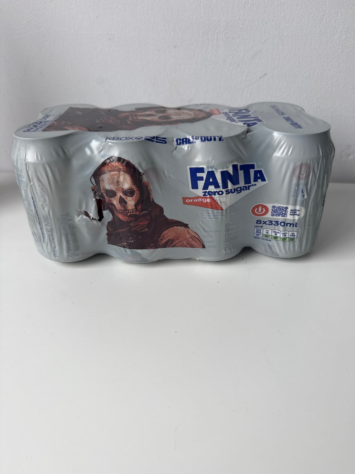 Fanta Zero Sugar Orange - 8x330ml