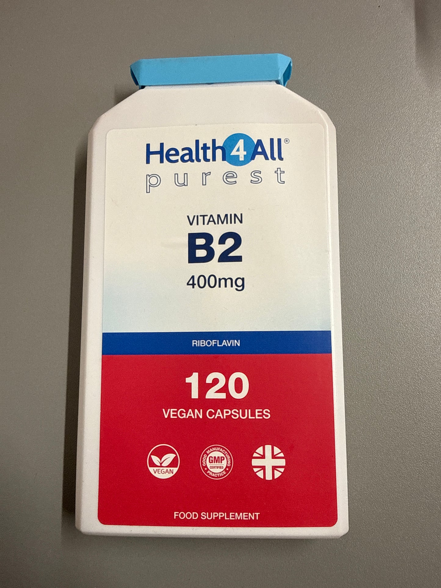Health4All Purest - Vitamin B2 400mg 120capsules