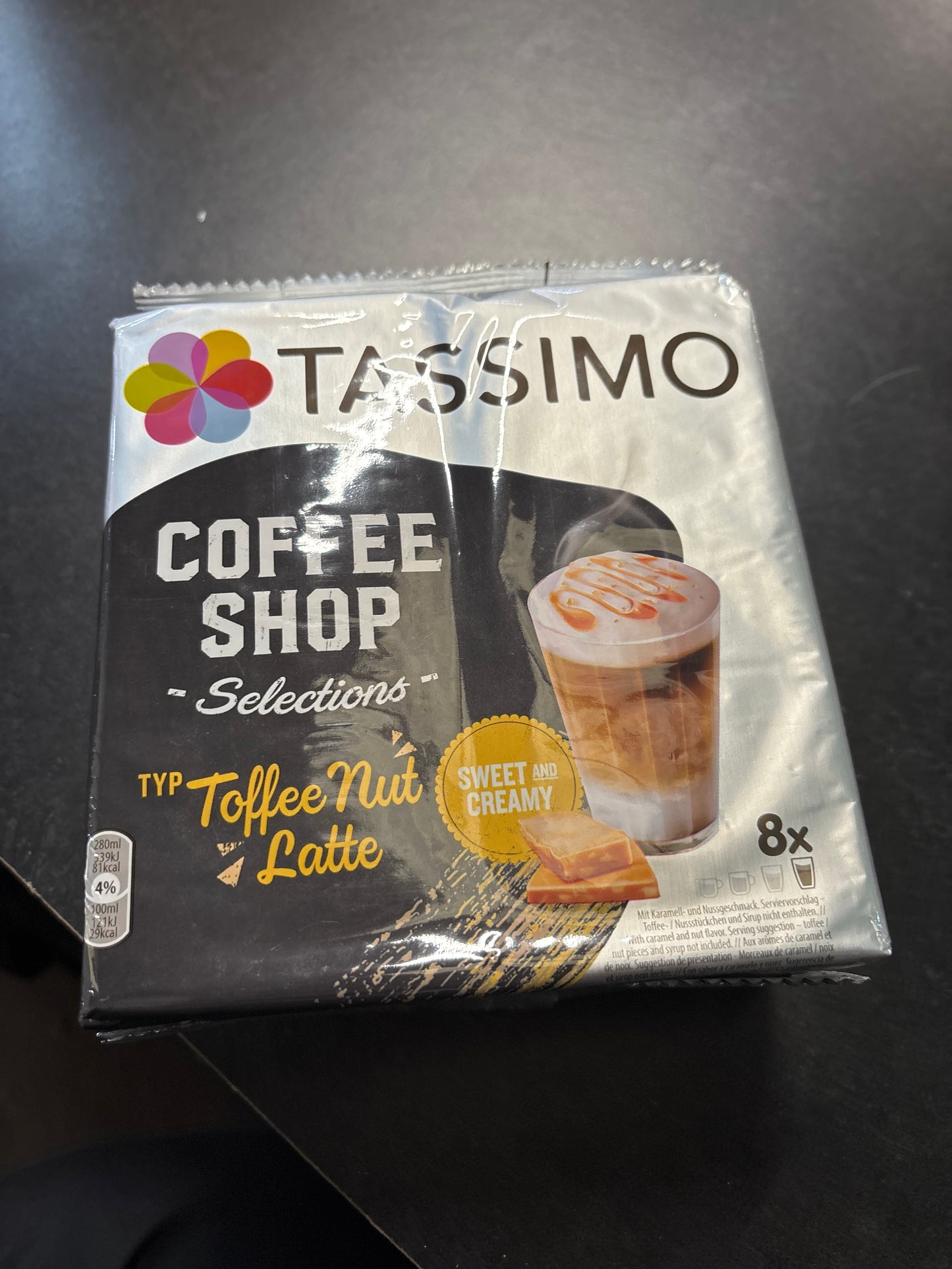 Tassimo toffww nut latte