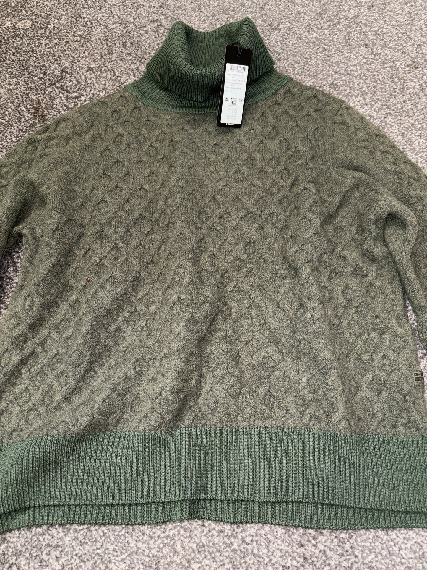 G-Star Cable Knit Jumper (Small)