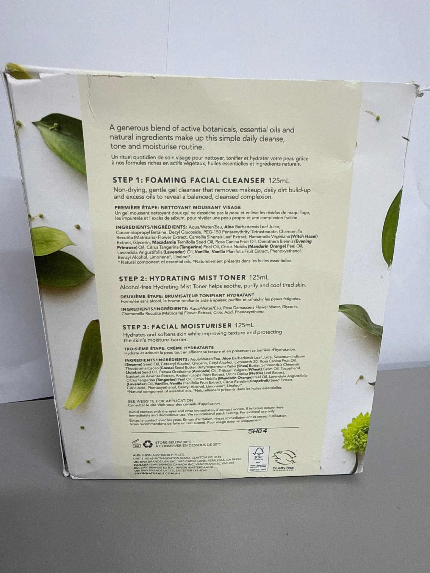 Sukin Love Your Skin 3 Step Face Kit