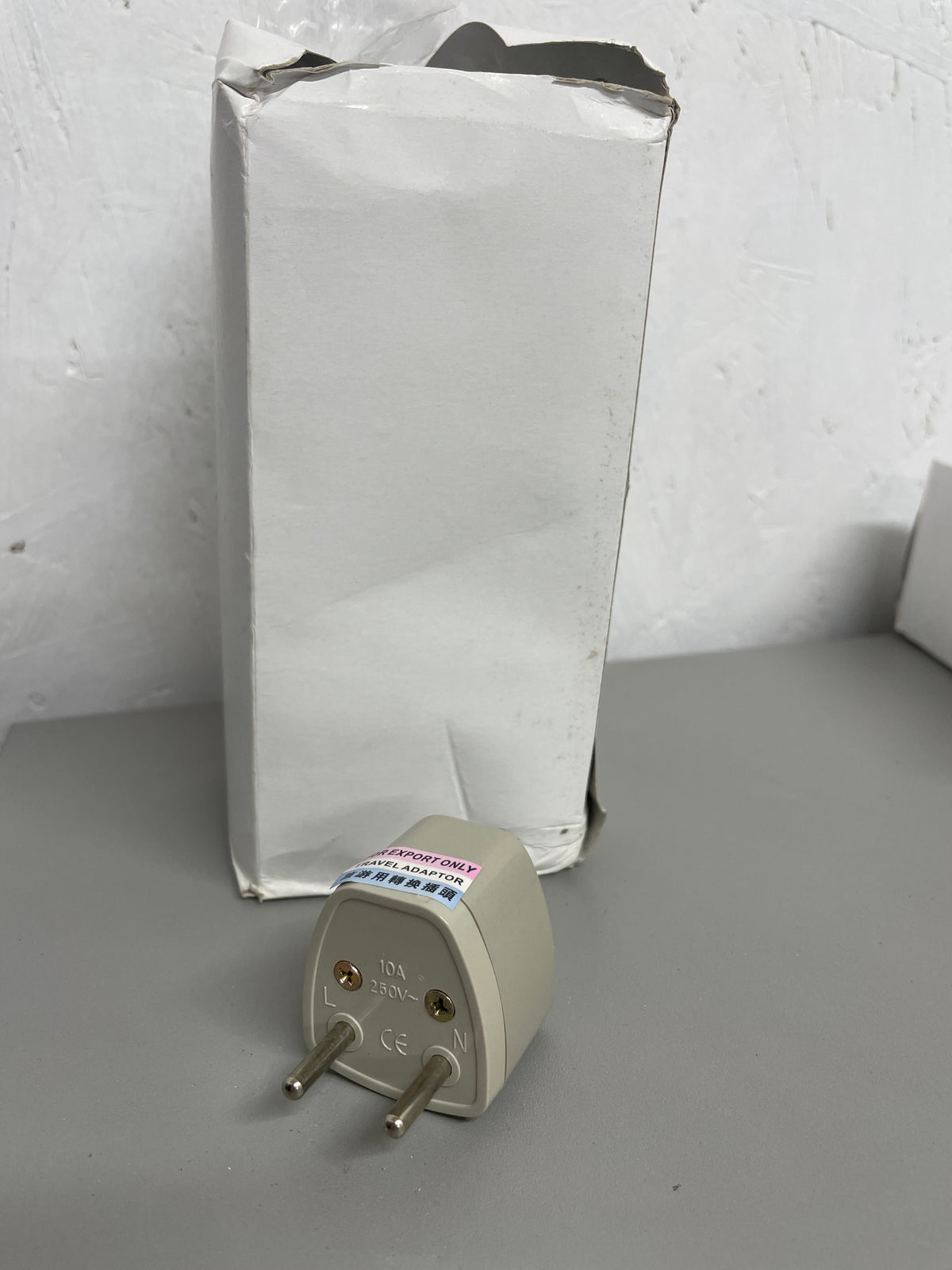 Box of 20 UK to EU Travel Adapters