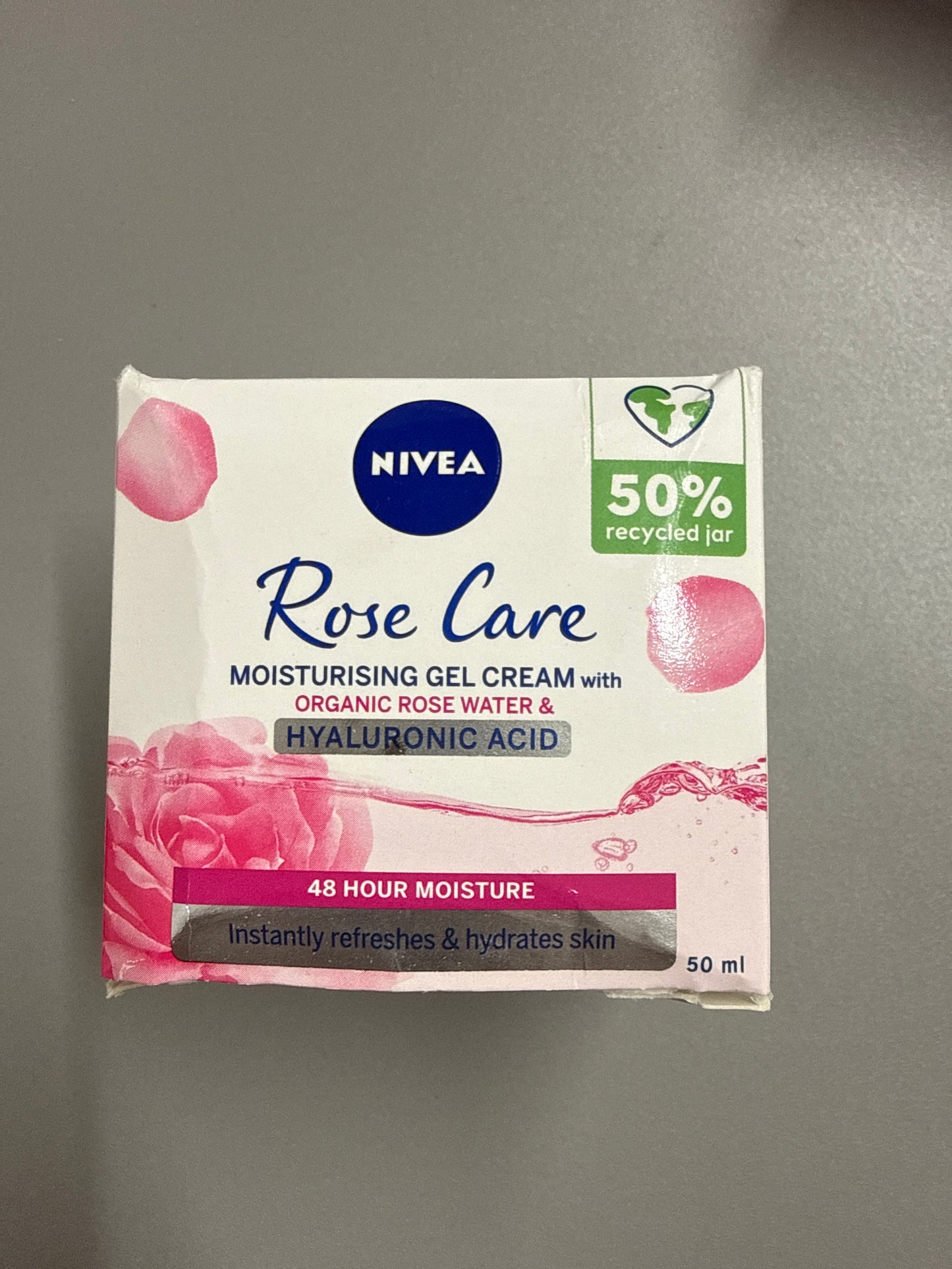 Nivea - Rose Care Moisturising Gel Cream 50ml
