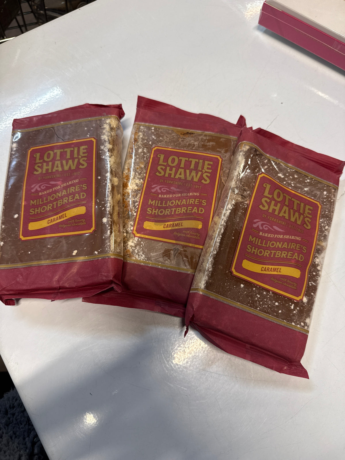 Lottie Shaw’s Millionaires Shortbread Caramel 3pk