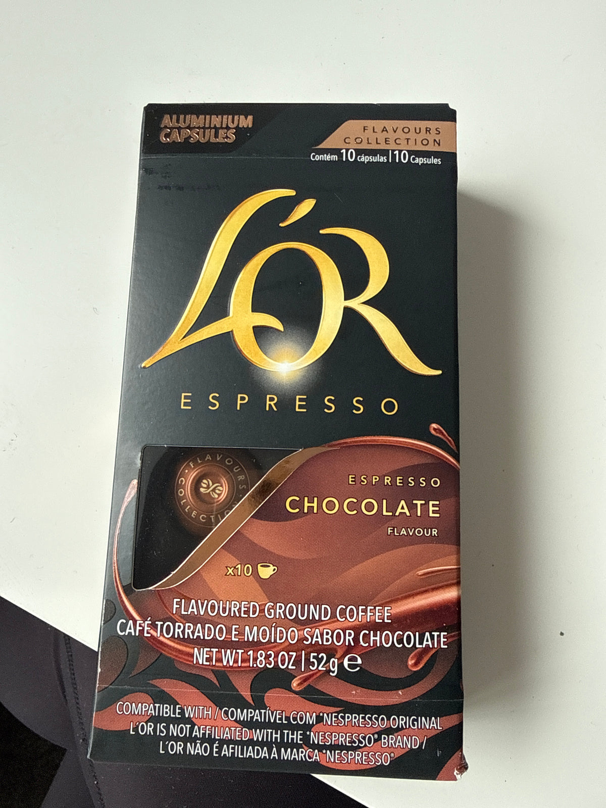 Lor Espresso Chocolate Capsules