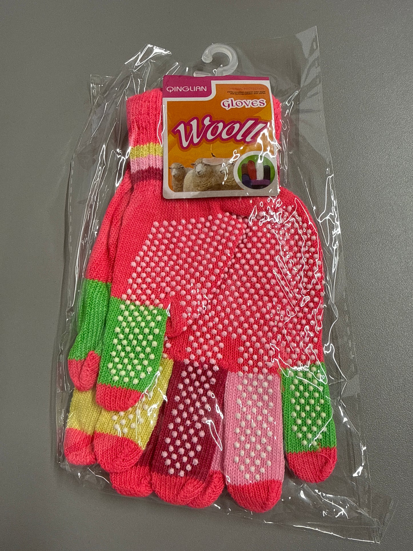 Bright Pink Kids Gloves