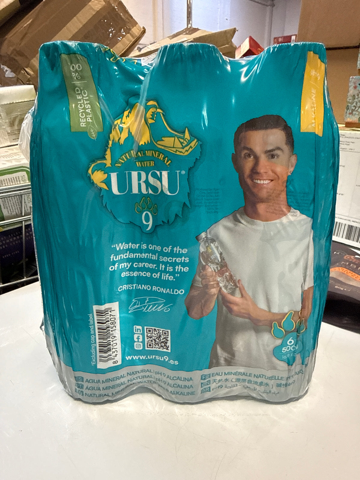 Ursu Natural Mineral Water 6pk