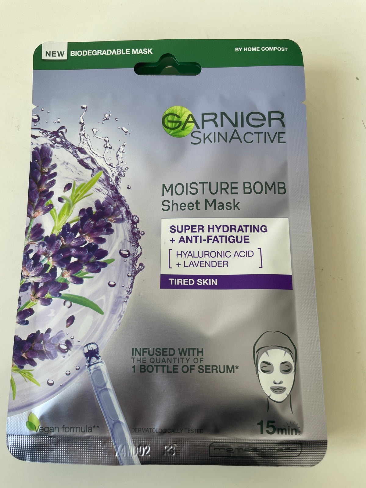 Garnier - Moisture Bomb Sheet Mask Purple Tired Skin