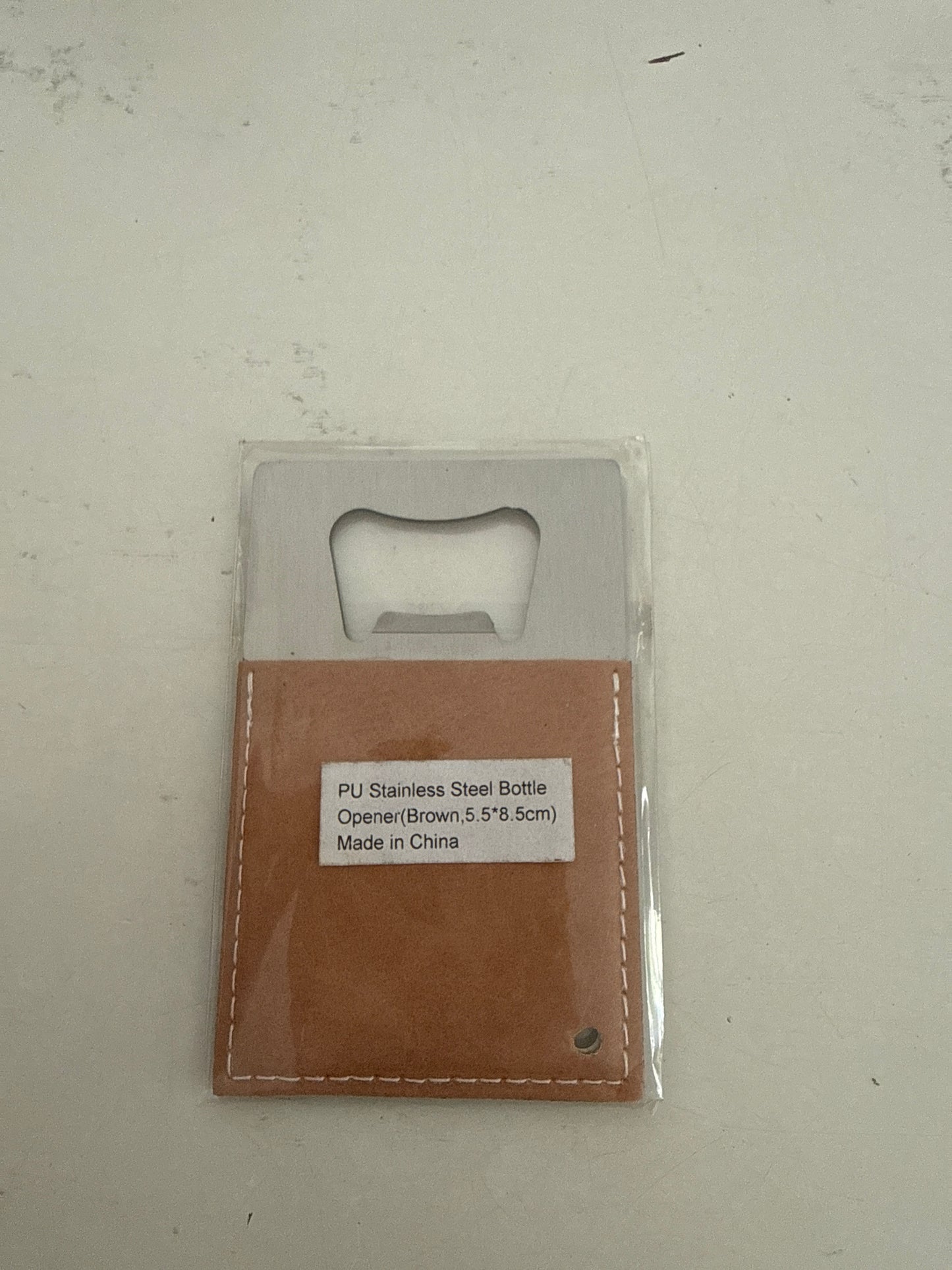 Stainless steel bottle opener