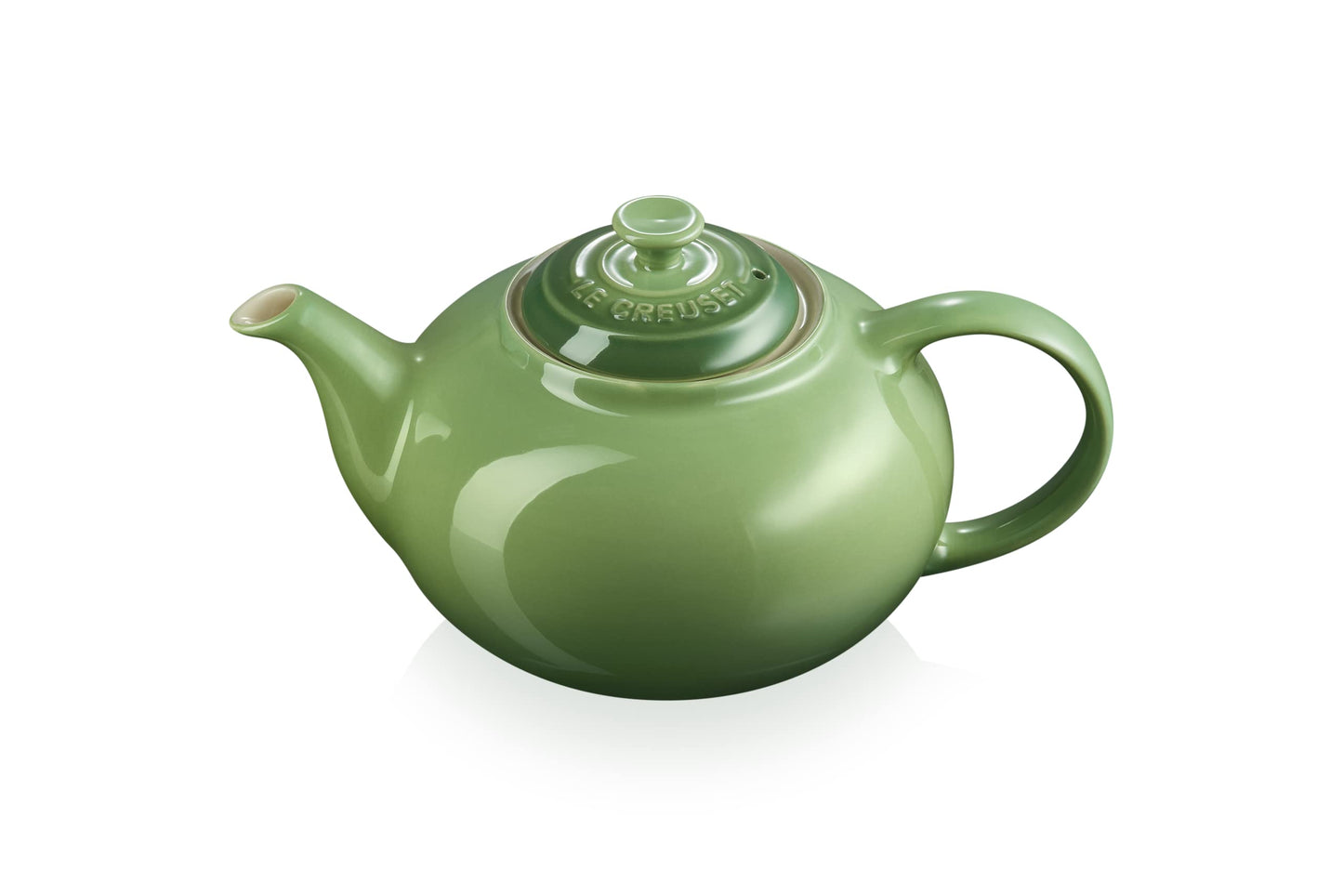 Le Creuset Stoneware Classic Teapot, 1.3 litres, Serves 3-4 Cups, Bamboo,