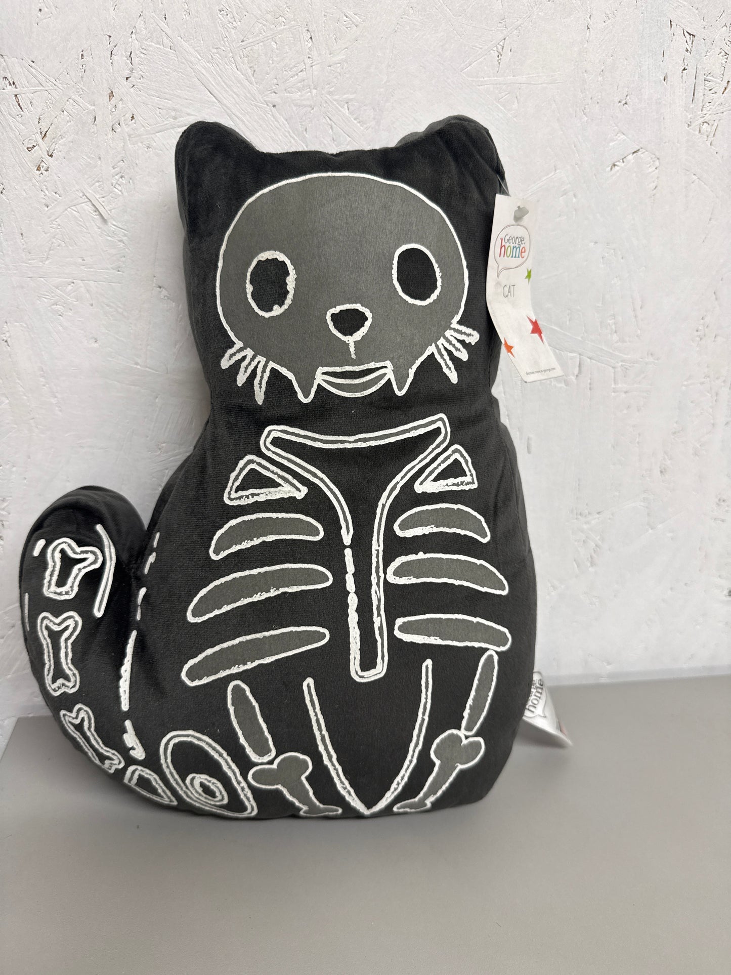 George Home - Cat Skeleton Cushion