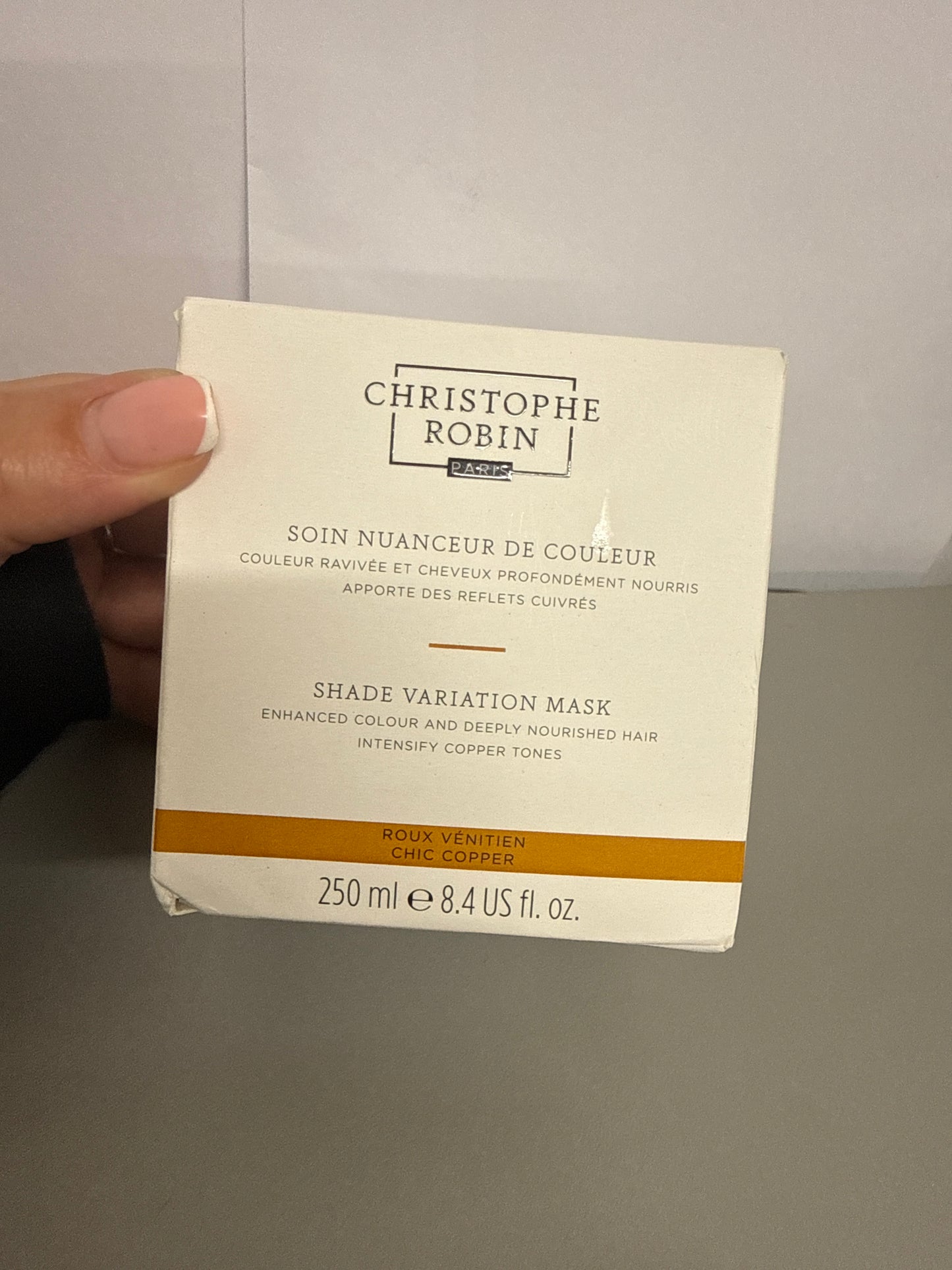 Christophe Robin Shade variation Mask - Shade: Chic Copper 250ml