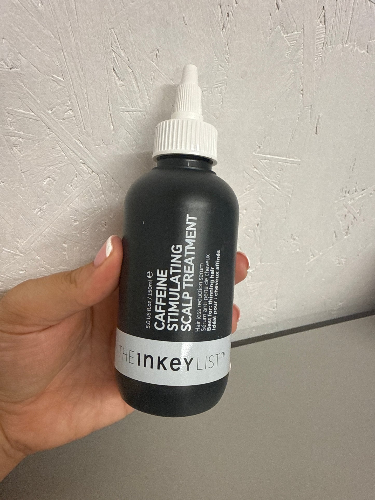 The INKEY List 1% Caffeine Stimulating Scalp Hair Loss Reduction Serum Overnight Treatment 150ml