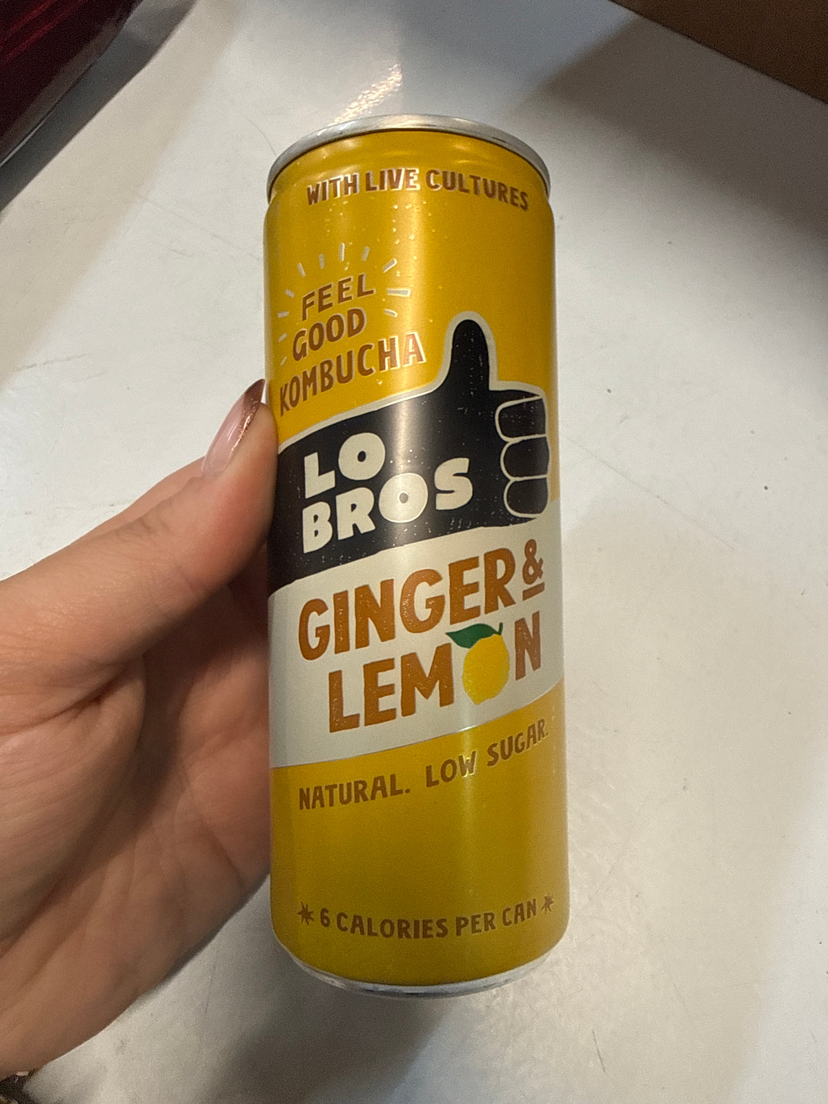 Lo Bros Ginger & Lemon Kombucha