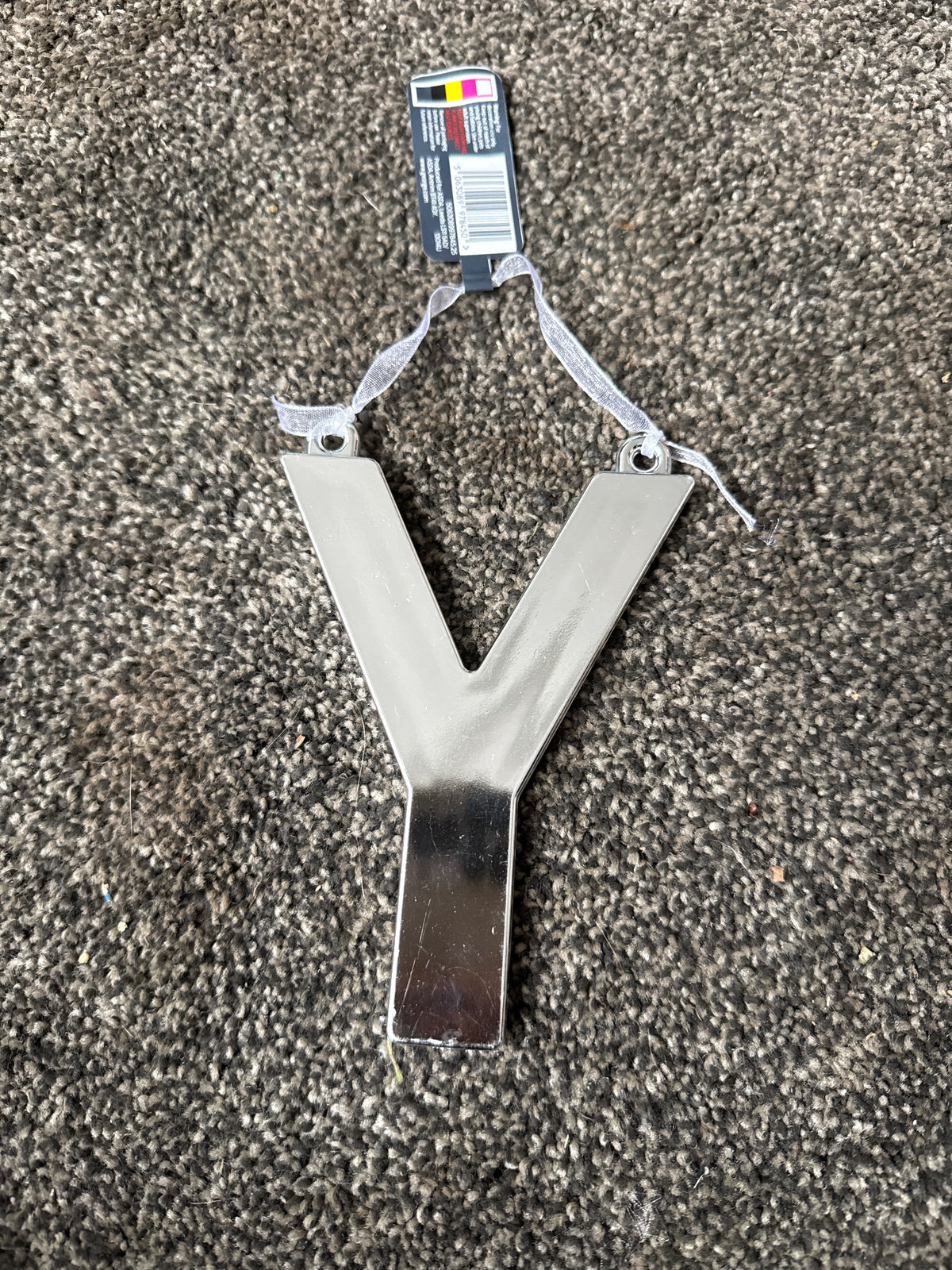 George Home Letter ‘Y’ Hanging Bauble *Product does have imperfections*