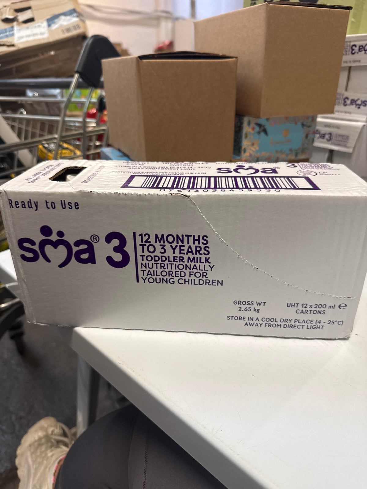 SMA - 3 Toddler Milk (12x200ml Cartons)