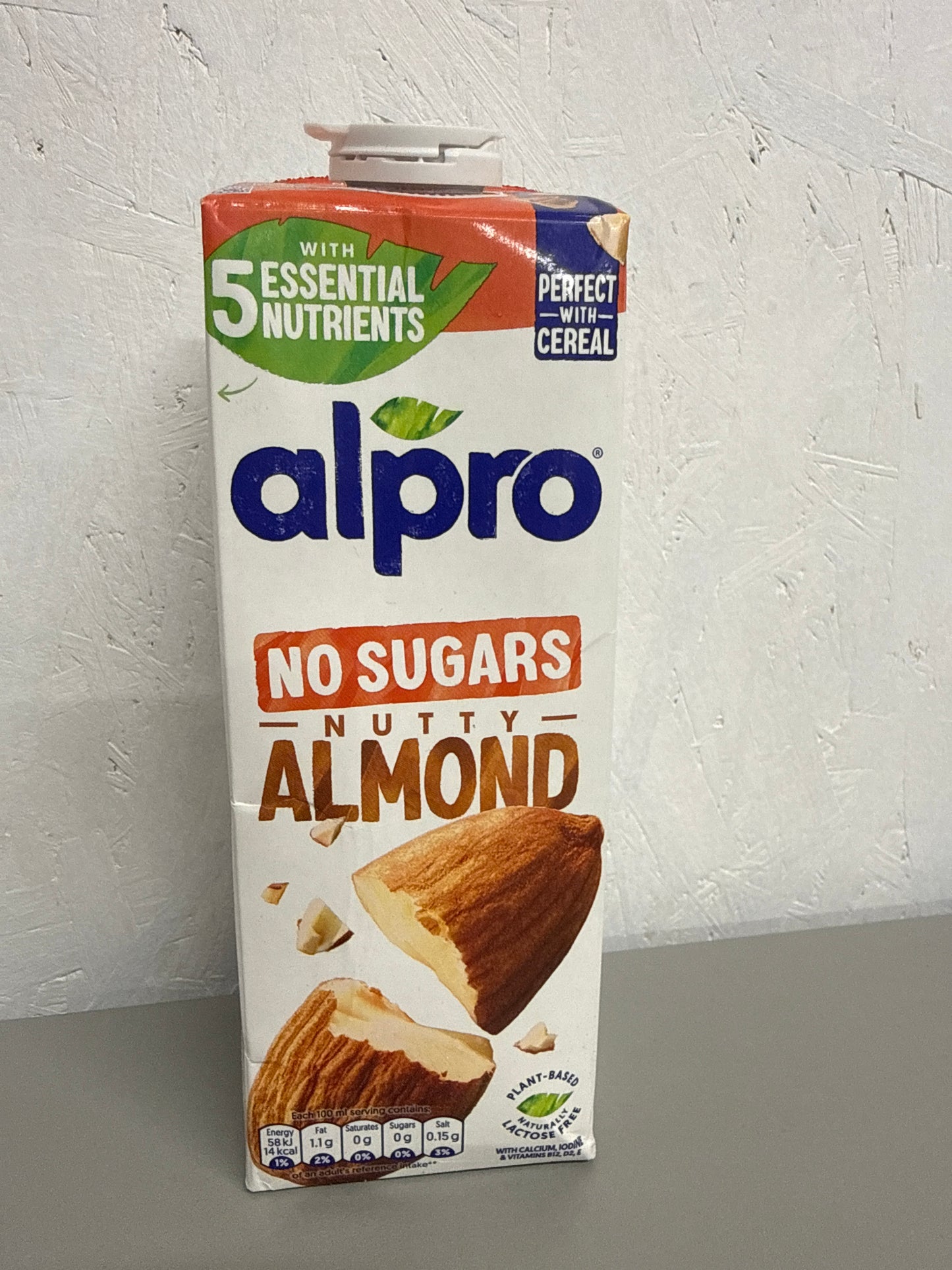 Alpro No Sugars Nutty Almond 1L