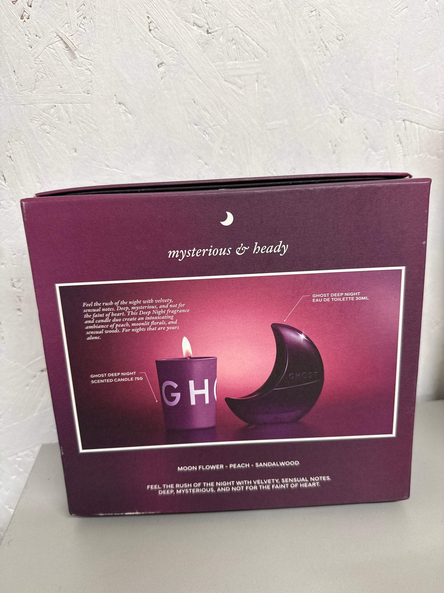 Ghost Deep Night Gift Set - Candle & Eau De Toilette 30ml