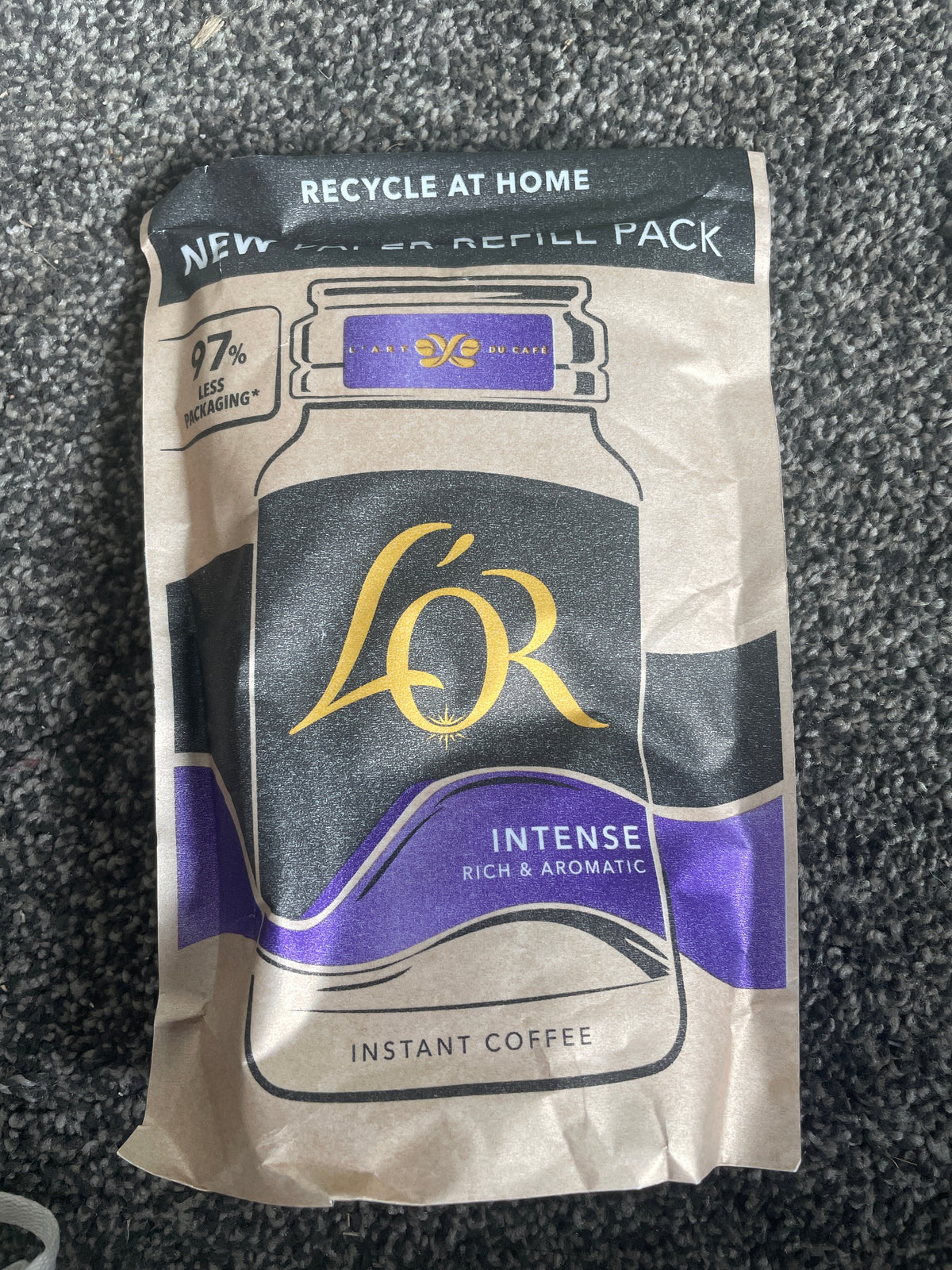 Lor Intense Instant Coffee Refill Pack 125g