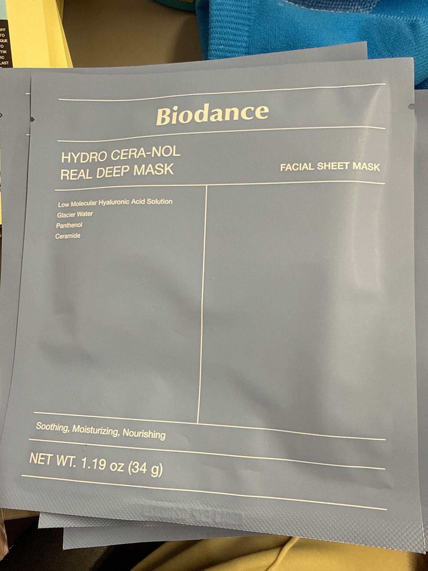 Biodance hydro cera-nol mask