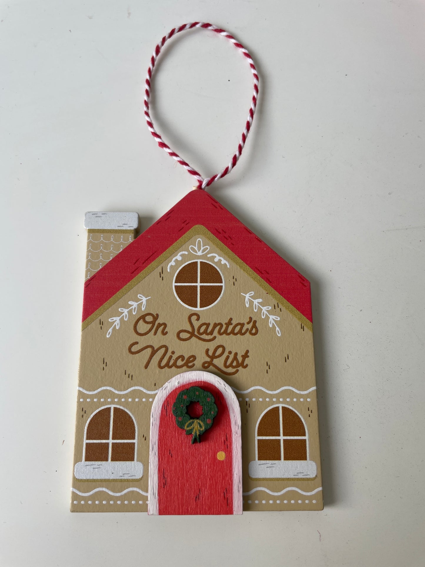 John Lewis - On santas nice list hanging bauble