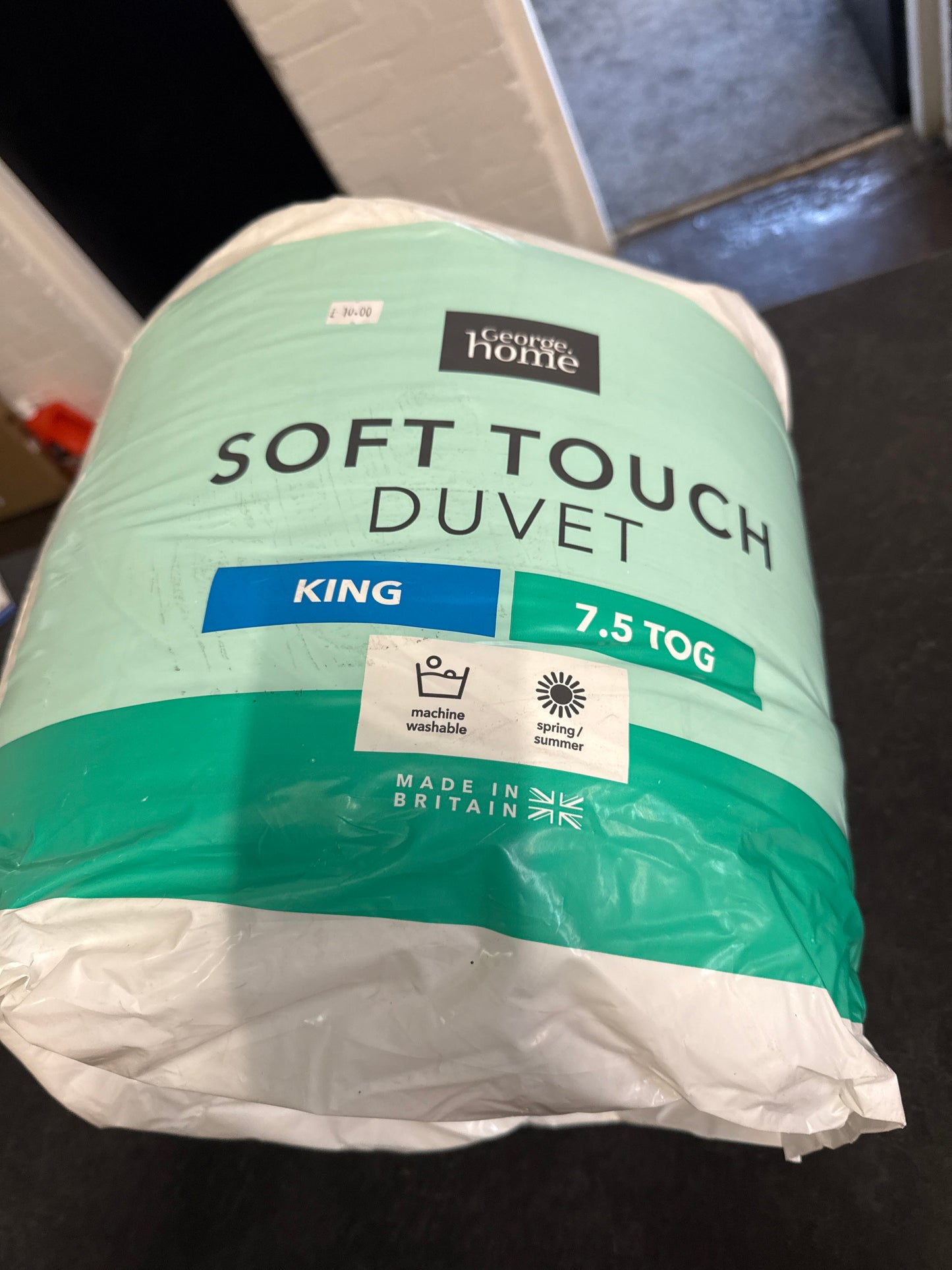 Soft touch duvet - king 7.5tog