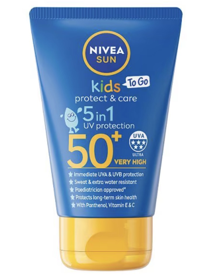 Nivea Sun Kids Protect & Care Sun Cream SPF50+ - 50Ml