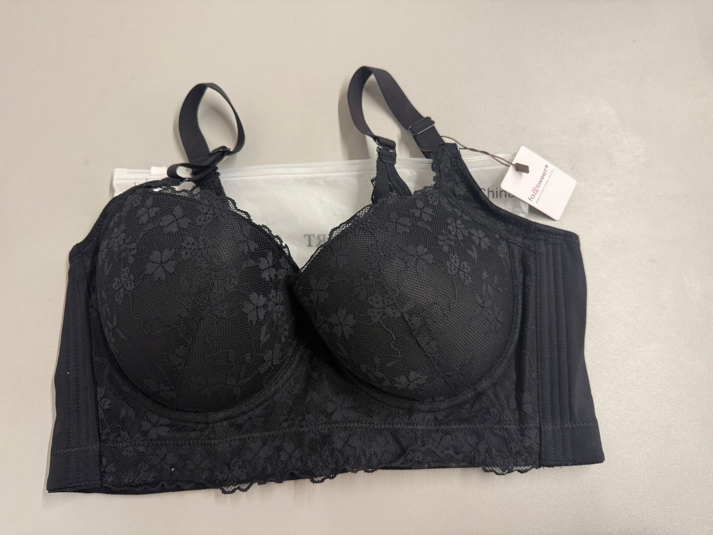 Fallsweet - Woman’s Black Bra - Size: 42C