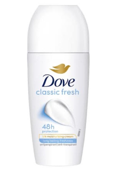 Dove Classic Anti-Perspirant Roll On Women's Deodorant - 50ml