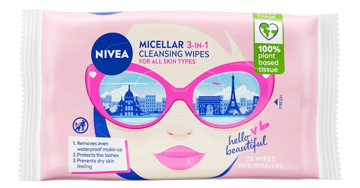 Nivea Micellar Cleansing Wipes - 25 Wipes