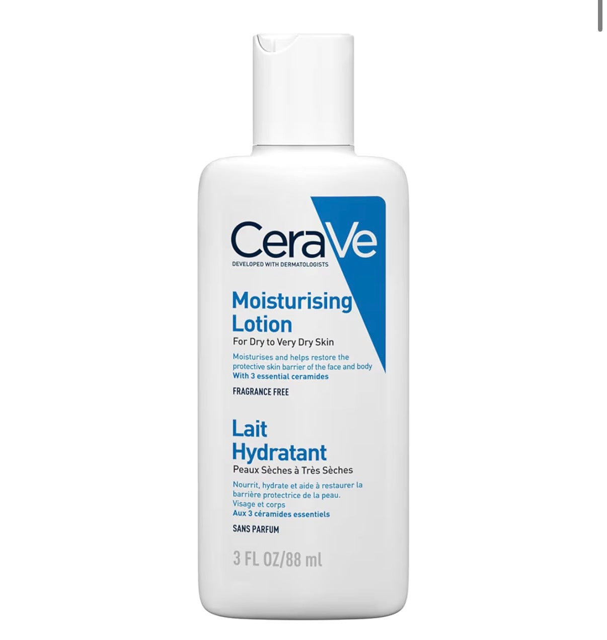 CeraVe Travel Size Moisturising Lotion for Dry Skin 88ml