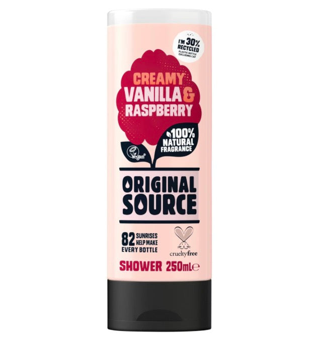 Original Source Shower Creamy Vanilla & Raspberry 250ml