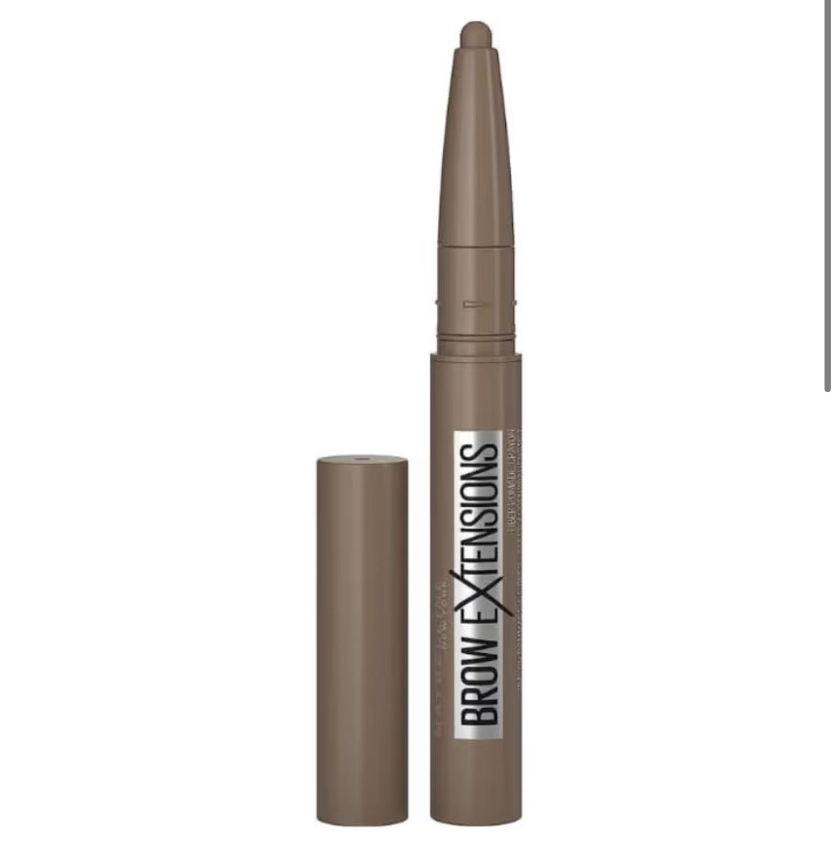 Maybelline New York Brow Extensions Eyebrow Pomade Crayon Defining Eyebrow - Shade: 06 Deep Brown