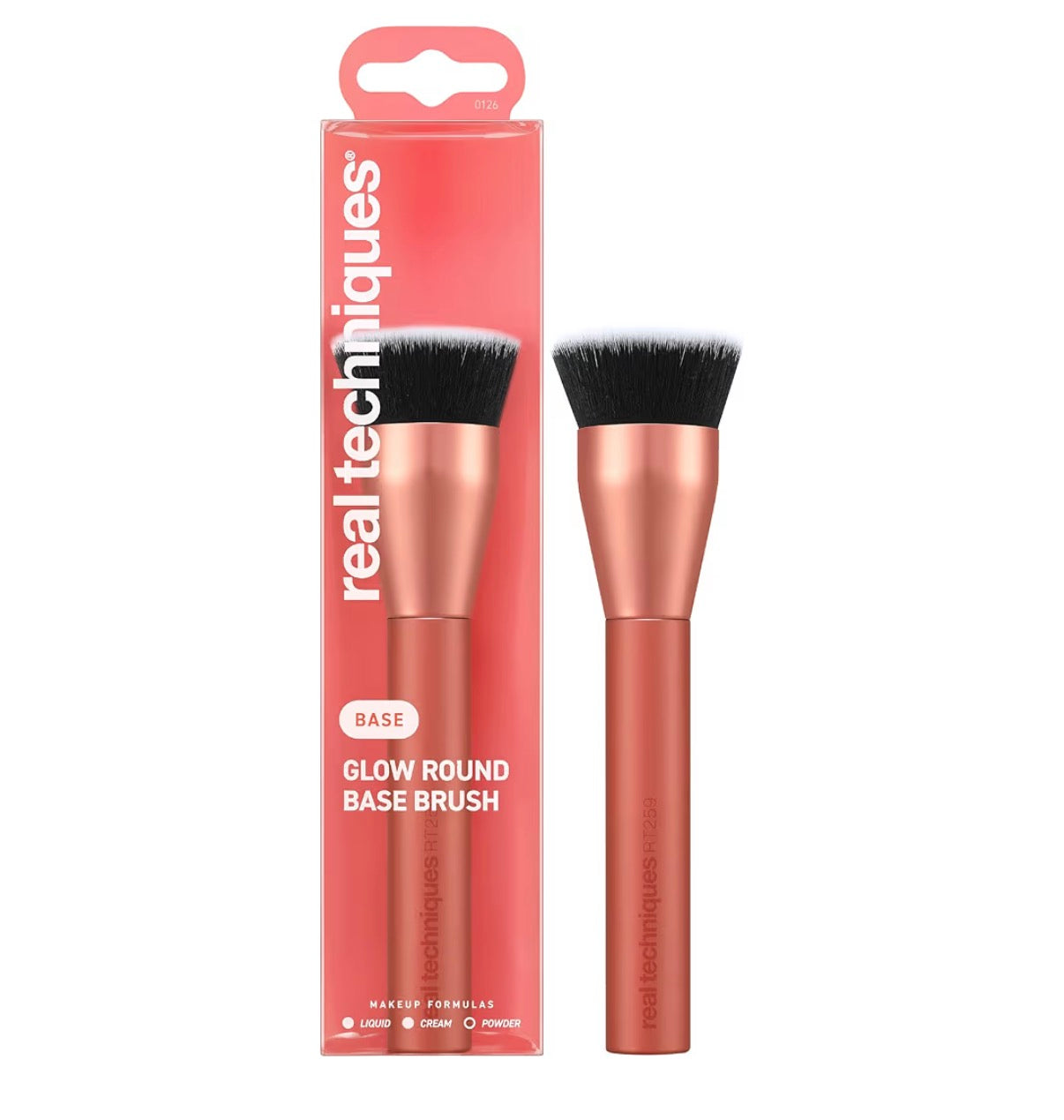 Real Techniques Glow Round Base Makeup Brush 126