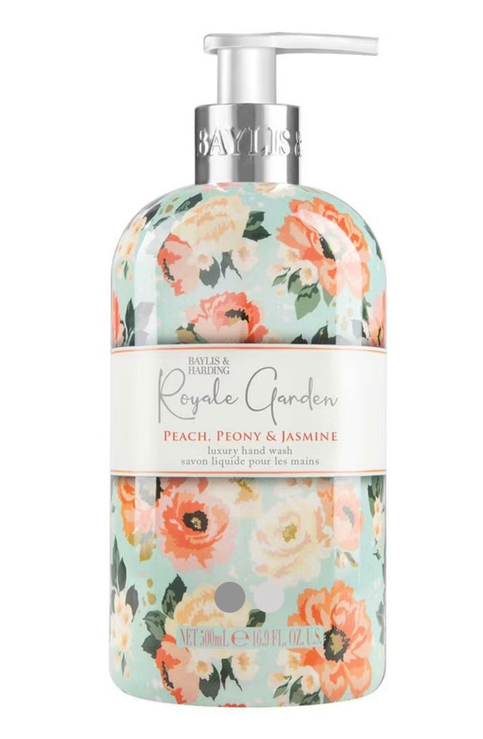 Baylis & Harding Royale Garden Peach Peony & Jasmine 500ml Hand Wash