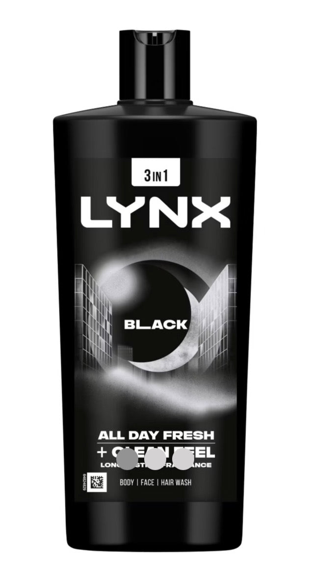 Lynx Black Shower Gel 700ml